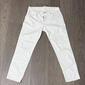rag & bone White Slim Straight Men's Jeans